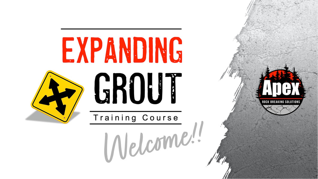 Expanding Grout Training Program