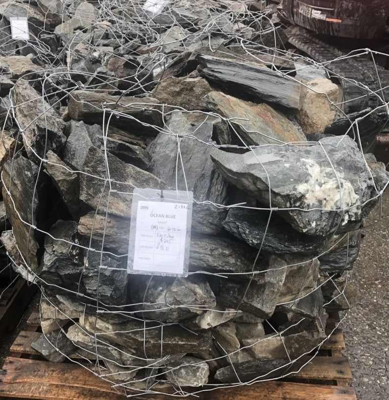 SPLIT OCEAN BLUE BASALT ROCK Home depot